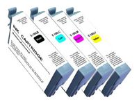 Cartouche compatible Epson 18XL Pâquerette - pack de 4 - noir, jaune, cyan, magenta - Uprint