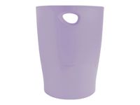 Exacompta Ecobin Aquarel - Corbeille à papier - 15L - mauve