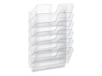 Durable Flexiplus - Trieur mural porte-document - 6 cases A4 horizontal - transparent