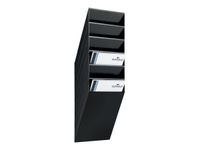 Durable Flexiboxx - Présentoir mural porte-document - 6 cases A4 portrait - noir