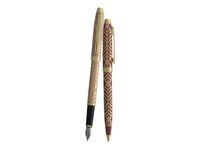 Enzo Varini Taormina XL Gioiello - Parure de stylo à bille et stylo plume - rose et mauve