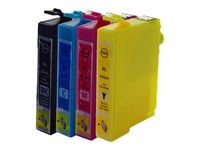 Cartouche compatible Epson T0556 Canard - pack de 4 - noir, jaune, cyan, magenta - Switch 