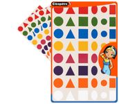 Cléopâtre - 192 gommettes géométriques - 8 couleurs - repositionnables