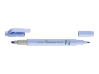 Pentel Illumina FLEX - Surligneur double pointe - bleu pastel