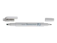 Pentel Illumina FLEX - Surligneur double pointe - gris pastel