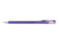 Pentel Hybrid Dual Metallic - Roller 2 effets de couleur - violet clair/rouge bleu