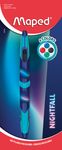 Maped Nightfall - Stylo à bille 4 couleurs Twin Tip (blister)