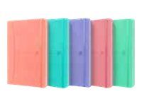 Oxford Signature - Cahier A5 - 160 pages - petits carreaux (5x5 mm) - disponible dans différentes couleurs pastels