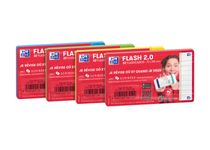 Oxford FLASH 2.0 - Pack de 32 cartes - A7 - ligné - 4 couleurs disponibles selon stock du magasin