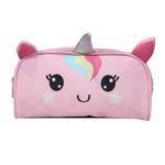 Trousse rectangulaire Kids Licorne - 1 compartiment - rose - Bagtrotter