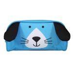 Trousse rectangulaire Kids Chien - 1 compartiment - bleu - Bagtrotter