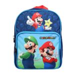 Sac à dos maternelle Super Mario - 1 compartiment - bleu - Bagtrotter