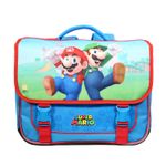 Cartable Super Mario 38 cm - 2 compartiments - bleu - Bagtrotter