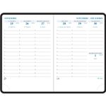 Recharge pour agenda SAS 15 Agora - 1 semaine sur 2 pages - 10,5 x 15,5 cm - Exacompta