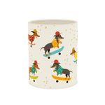 Quo Vadis - Pot à crayons - Animascot - 8x8x10,5 cm - Métal