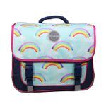 Cartable Phileas 38 cm - 2 compartiments - arc-en-ciel - Bagtrotter