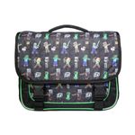 Cartable Minecraft 38 cm - 2 compartiments - noir - Bagtrotter