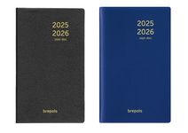 Agenda de poche Genova 16 mois - 1 semaine sur 2 pages - 9 x 16 cm - 2 couleurs disponibles - Brepols