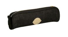 Trousse Velvet ovale velours - 1 compartiment - noir - Carpentras