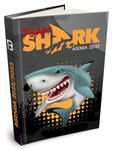 Agenda Shark gris - 1 jour par page - 12,5 x 17,5 cm - Bouchut