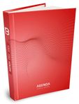 Agenda Techno rouge - 1 jour par page - 12,5 x 17,5 cm - Bouchut
