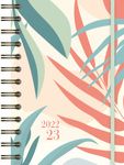 Agenda à spirale Floral rose - 1 jour par page - Bouchut