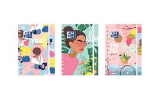 Agenda à spirale Oxford Poetic - 1 jour par page - 12 x 18 cm - différents modèles disponibles - Hamelin