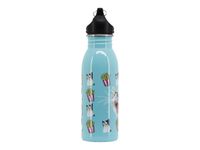Oh My Pop! ANGRY CAT - Gourde bouteille d'eau - turquoise - 500 ml