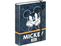 Mickey Mouse - Classeur à anneaux avec 50 feuilles et 6 intercalaires - A4 - bleu foncé
