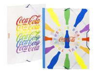 Viquel Coca-Cola - Chemise à 3 rabats - 24,5 x 32 cm - 2 modèles multicolores au choix