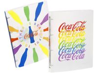 Viquel Coca-Cola - Classeur souple à anneaux - pour 100 feuilles - 2 modèles multicolores au choix