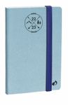 Agenda à élastique Everest Affaires SD - 1 semaine sur 2 pages - 10 x 15 cm - bleu glacé - Quo Vadis
