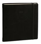 Agenda Executif Prestige Silk - 1 semaine sur 2 pages - 16 x 16 cm - noir - Quo Vadis