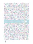 Agenda Oxford Flowers 12x18cm - Bleu