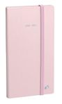 Agenda à élastique Pastel Plan Month - 1 mois sur 2 pages - 8,8 x 17 cm - rose - Quo Vadis