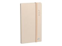 Quo Vadis Pastel - Carnet d'adresses répertoire de poche - 8,8 x 17 cm - café