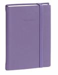 Agenda à élastique Silk - 1 jour par page - 12 x 17 cm - lilas - Quo Vadis
