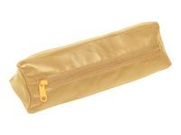 Trousse Merinos triangulaire - 3 compartiments - havane - Quo Vadis