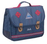 Cartable marternelle Poids Plume Confettis - 35 cm - 2 compartiments - bleu marine - Kid'Abord