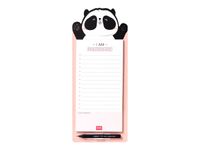 Legami Don't Forget - Bloc-notes magnétique - 11 x 28 cm - 60 feuilles - panda