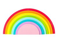 Legami - Bloc-notes autocollant - 12 x 6 cm - rainbow