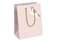 Clairefontaine Héros de mon enfance - Sac cadeau - 21,5 cm x 10,2 cm x 25,3 cm - rose