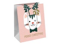 Clairefontaine Cat'Mas - Sac cadeau - 17 cm x 6 cm x 22 cm - rose