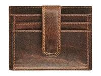 Maverick The Original - Porte-cartes RFID avec fermeture à bouton - cuir