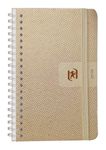 Agenda à spirale Oxford Nude - 1 jour par page - 12 x 18 cm - bronze - Hamelin