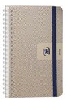 Agenda à spirale Oxford Nude - 1 jour par page - 12 x 18 cm - bleu marine - Hamelin