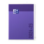 Agenda personnalisable Oxford Creation Zip - 1 jour par page - 12 x 18 cm - fond mauve - Hamelin
