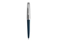 Parker 51 - Stylo à bille - résine bleu nuit et finition chromé