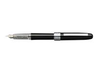 Platinum Plaisir - Stylo plume pointe moyenne - noir