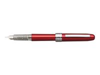 Platinum Plaisir - Stylo plume pointe moyenne - rouge